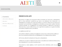 Tablet Screenshot of aieti.eu